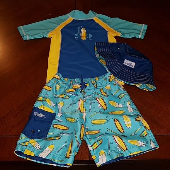 5T NWT Crazy 8 Rashguard /& 1pc Swimwear 50+ UPF Protection Sizes: 4T Tankini